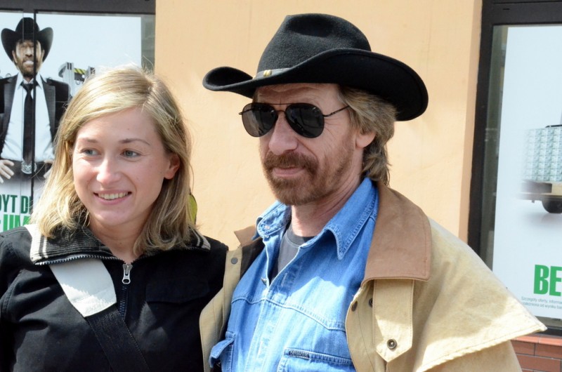 Chuck Norris w towarzystwie włocławian