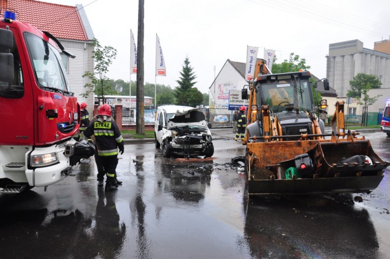 Groźny wypadek na Płockiej