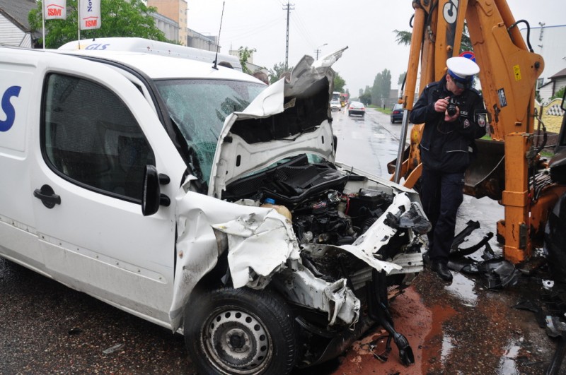 Groźny wypadek na Płockiej