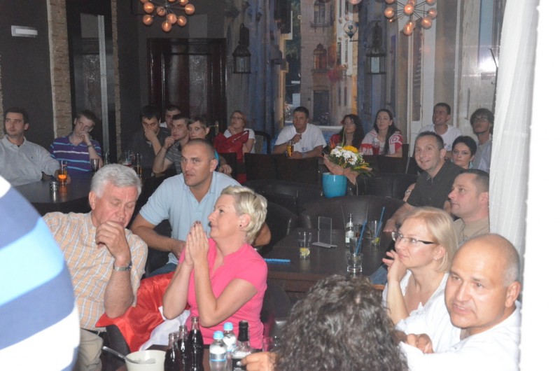 Mecz Polska - Czechy pub Klinika
