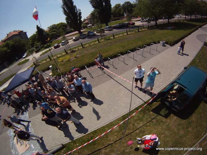 Włocławek widziany ze stratosfery