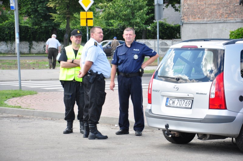 Blokowania na Kaliskiej nie było. Będzie...dwupoziomowe skrzyżowanie?