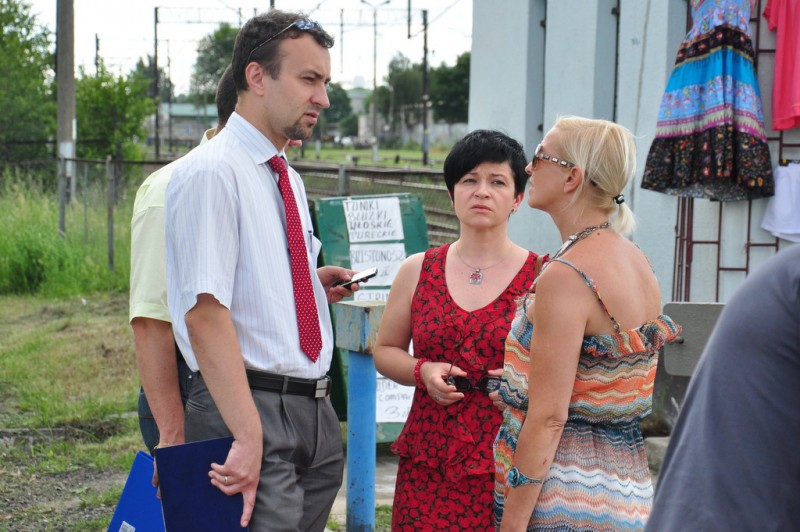 Blokowania na Kaliskiej nie było. Będzie...dwupoziomowe skrzyżowanie?