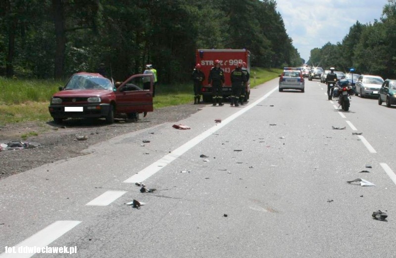 Motocyklista zginął na miejscu...