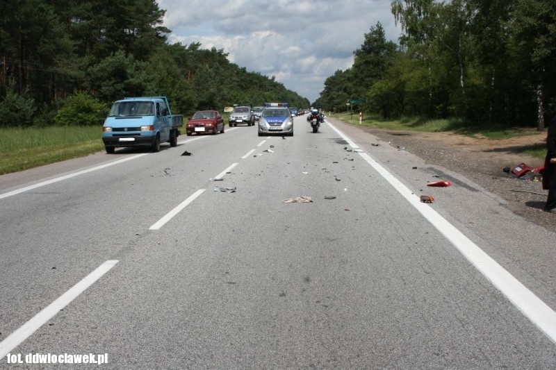 Motocyklista zginął na miejscu...