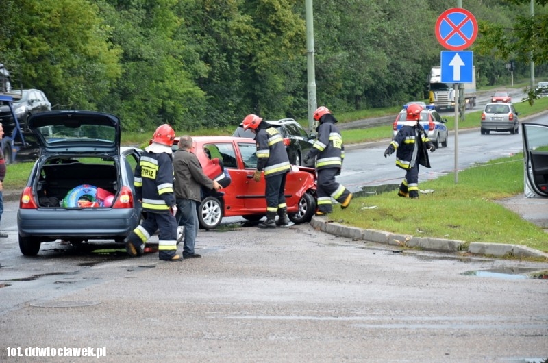 Groźna kolizja na Toruńskiej