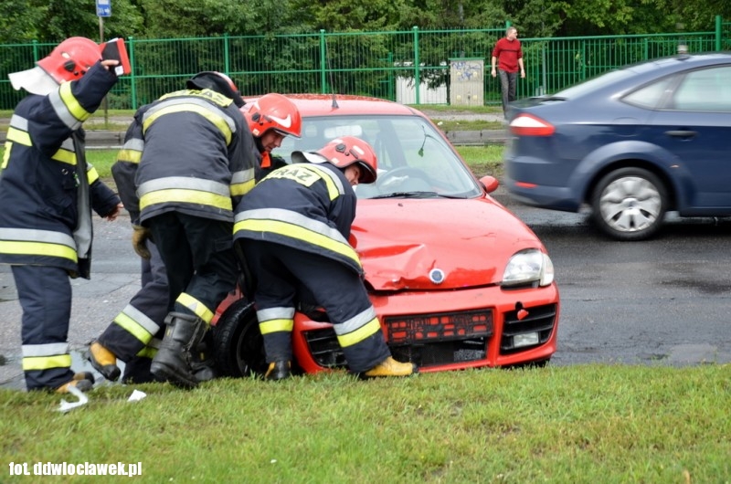 Groźna kolizja na Toruńskiej