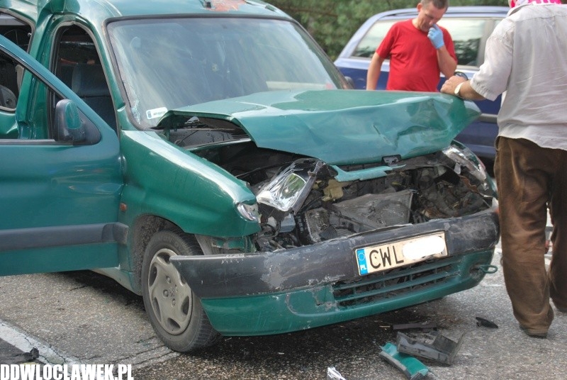 Groźny wypadek pod Włocławkiem