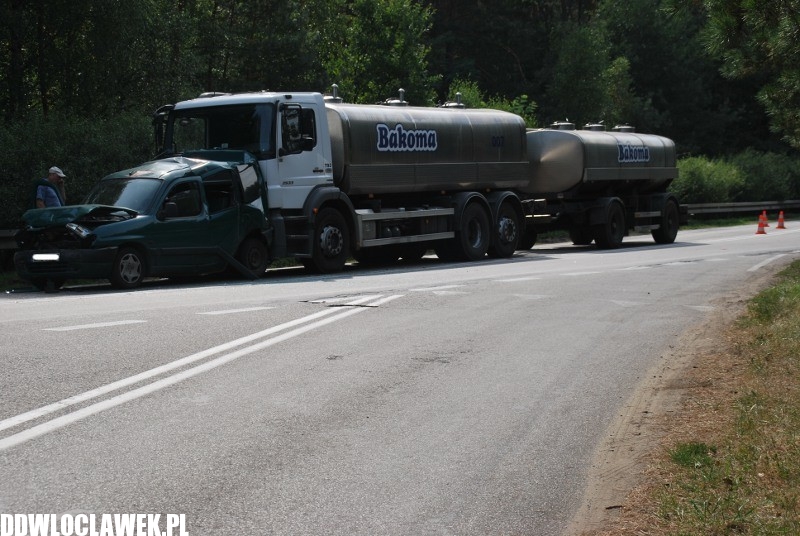 Groźny wypadek pod Włocławkiem
