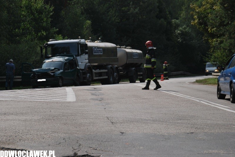 Groźny wypadek pod Włocławkiem
