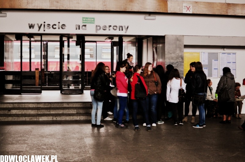 Bez komentarza. Dworzec we Włocławku...