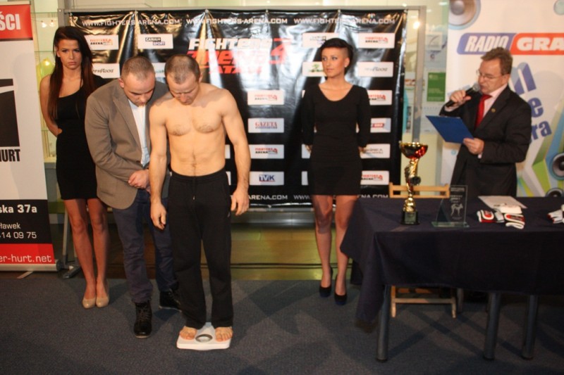 Oficjalne ważenie zawodników przed galą MMA Fighters Arena 4 Atak