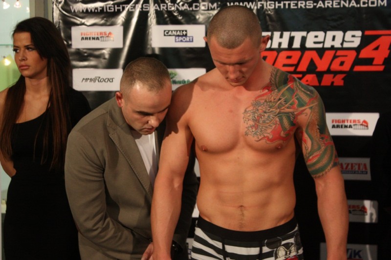 Oficjalne ważenie zawodników przed galą MMA Fighters Arena 4 Atak