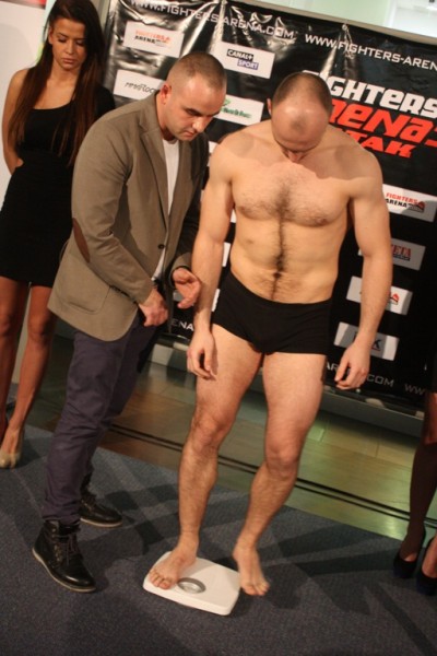Oficjalne ważenie zawodników przed galą MMA Fighters Arena 4 Atak