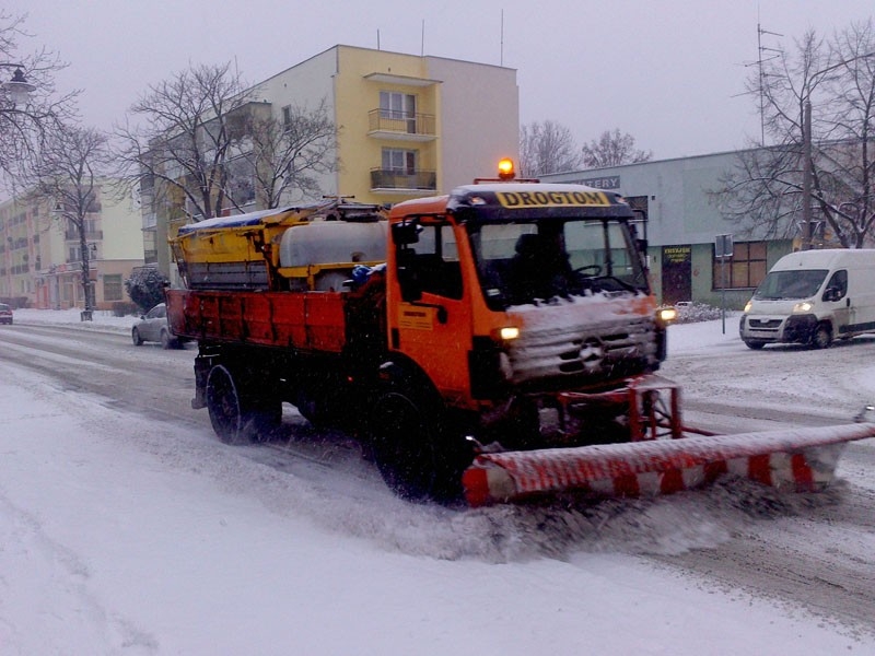 Powrót zimy we Włocławku