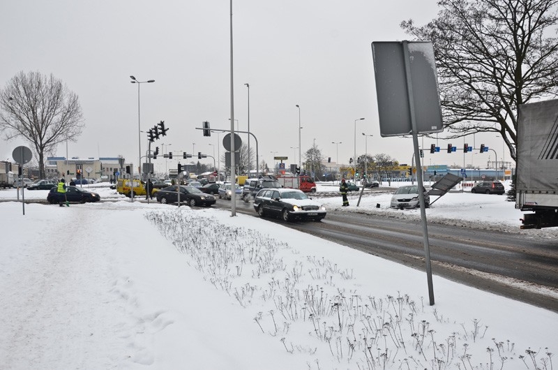 Groźny wypadek przy ul. Okrzei