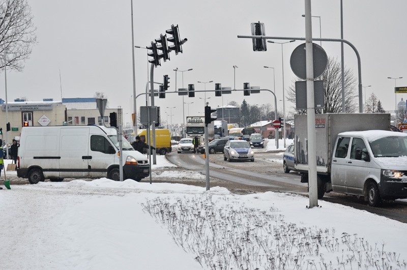 Groźny wypadek przy ul. Okrzei