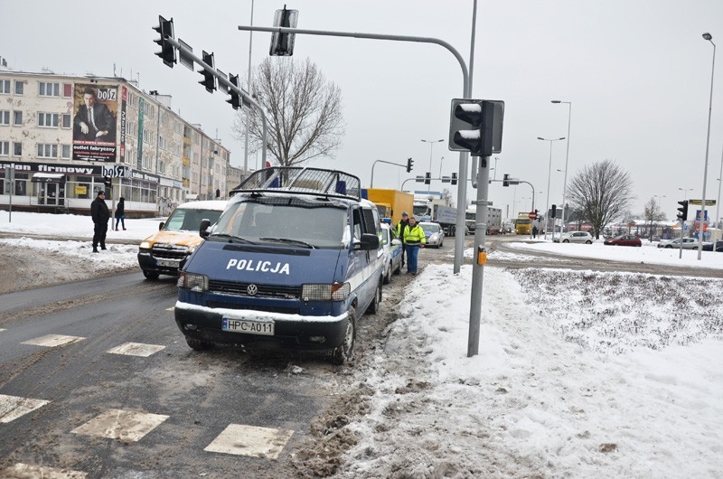 Groźny wypadek przy ul. Okrzei