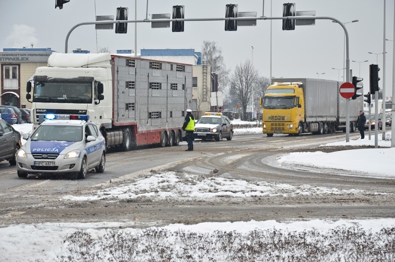 Groźny wypadek przy ul. Okrzei