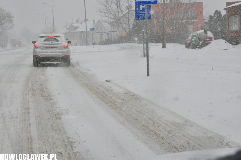 Zawiało i posypało. Powrót zimy we Włocławku