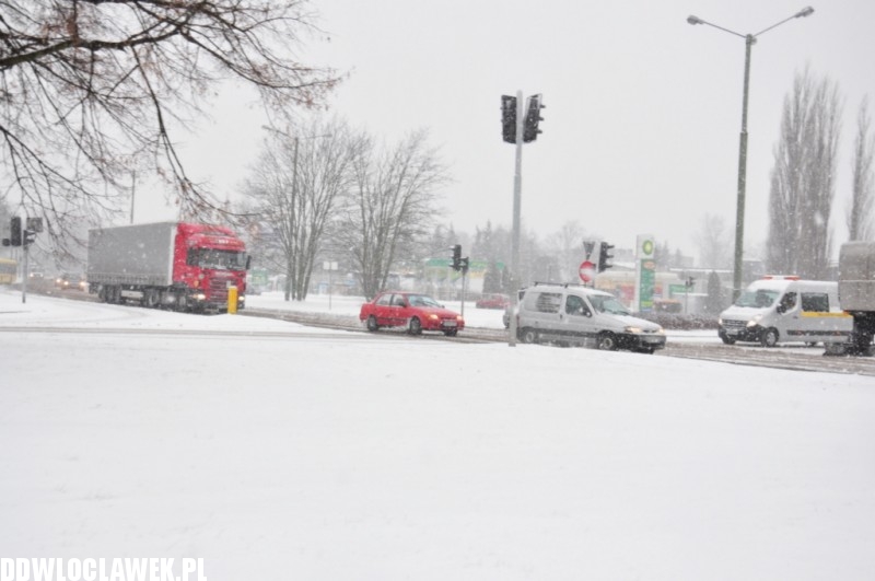 Zawiało i posypało. Powrót zimy we Włocławku