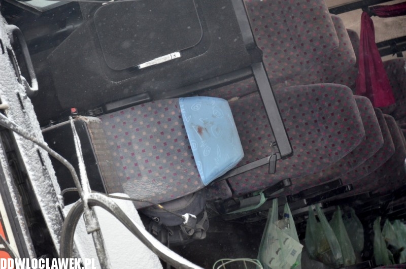 Tragiczny wypadek autokaru pod Włocławkiem