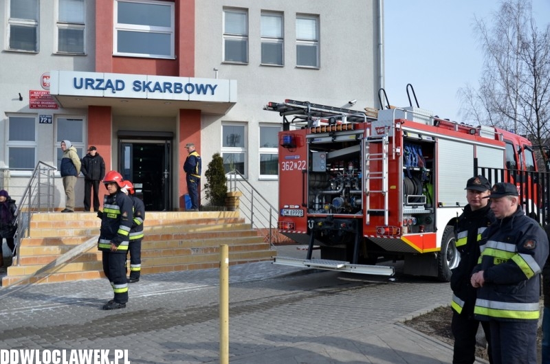 Akcja gaśnicza w Urzędzie Skarbowym