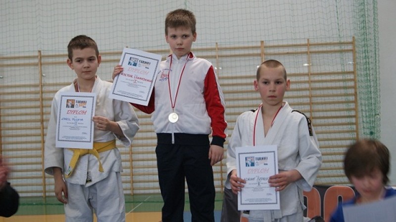 Włocławianie podczas turnieju judo w Koronowie