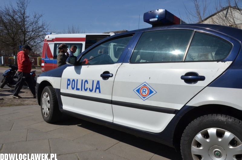 Groźny wypadek na Leśnej. Kierowca skutera w szpitalu