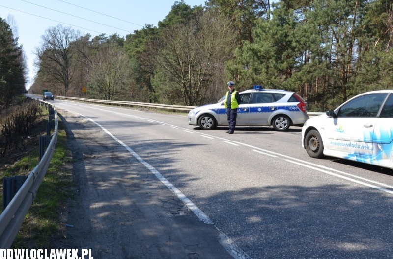 Wypadek ciężarówki z odpadami medycznymi