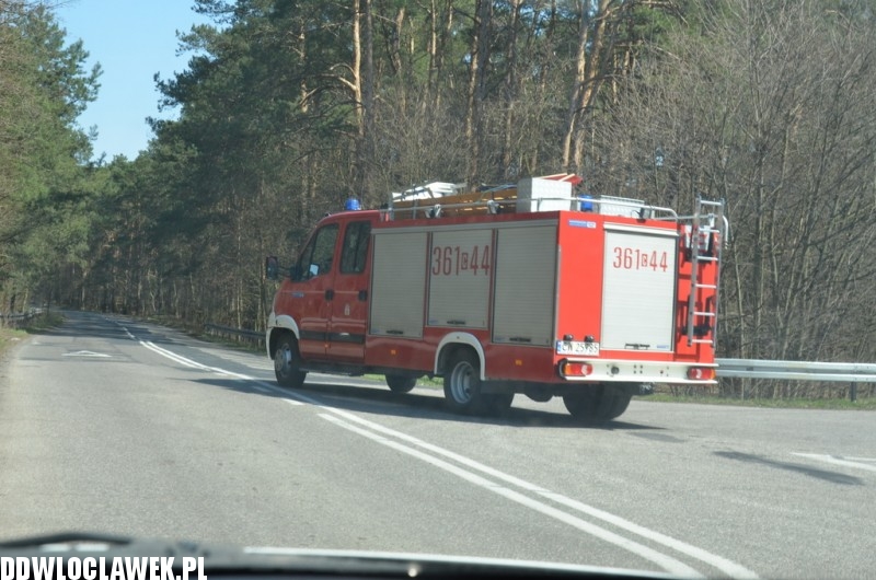 Wypadek ciężarówki z odpadami medycznymi