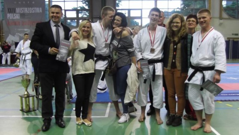 Włocławscy karatecy podczas mistrzostw Polski