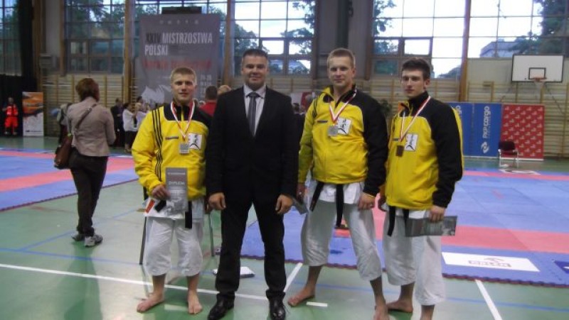 Włocławscy karatecy podczas mistrzostw Polski