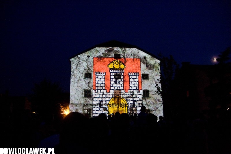 Dni Włocławka 2013: pokaz mappingu 3D na bulwarach