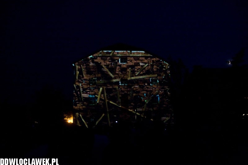 Dni Włocławka 2013: pokaz mappingu 3D na bulwarach