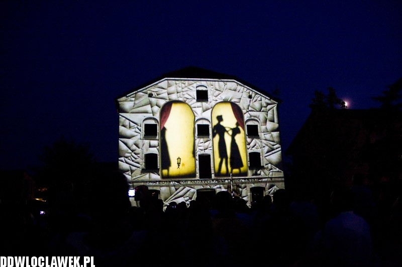 Dni Włocławka 2013: pokaz mappingu 3D na bulwarach