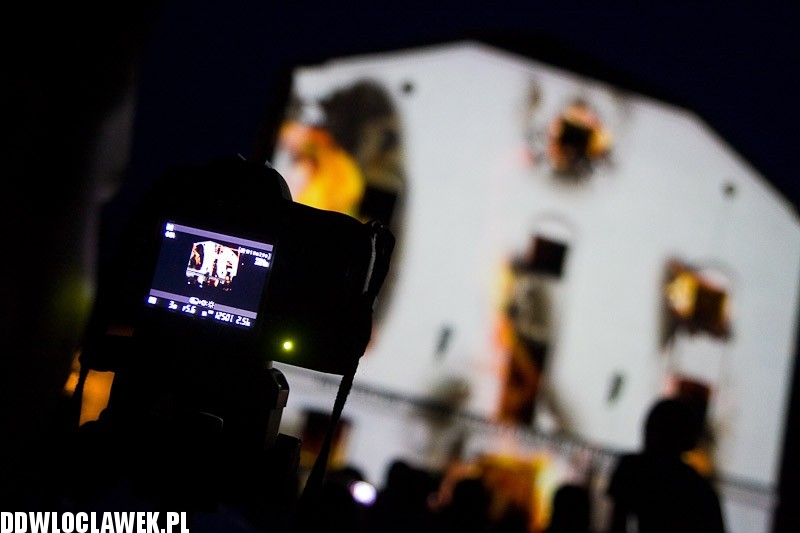 Dni Włocławka 2013: pokaz mappingu 3D na bulwarach