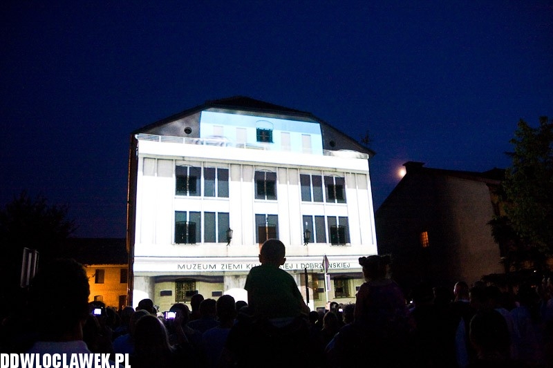 Dni Włocławka 2013: pokaz mappingu 3D na bulwarach