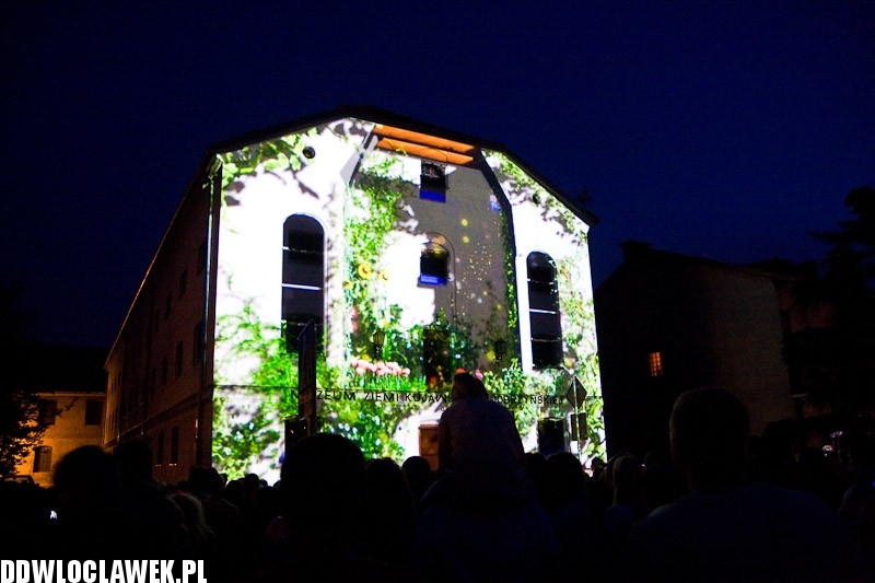 Dni Włocławka 2013: pokaz mappingu 3D na bulwarach