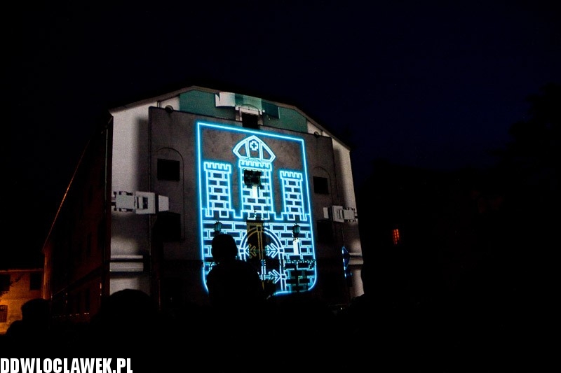 Dni Włocławka 2013: pokaz mappingu 3D na bulwarach