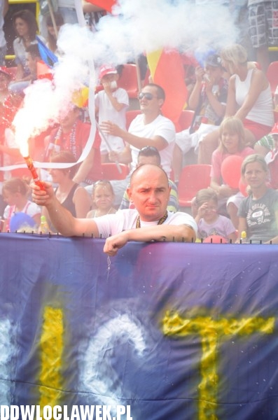 Oprawa spotkania GKS-u Łokietek z LTP Lubanie