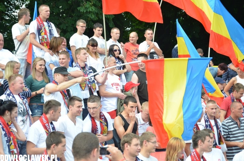 Oprawa spotkania GKS-u Łokietek z LTP Lubanie