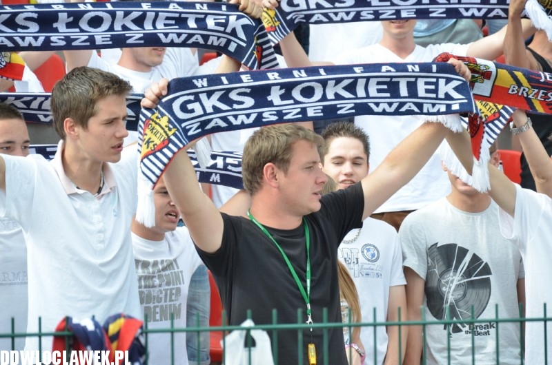 Oprawa spotkania GKS-u Łokietek z LTP Lubanie