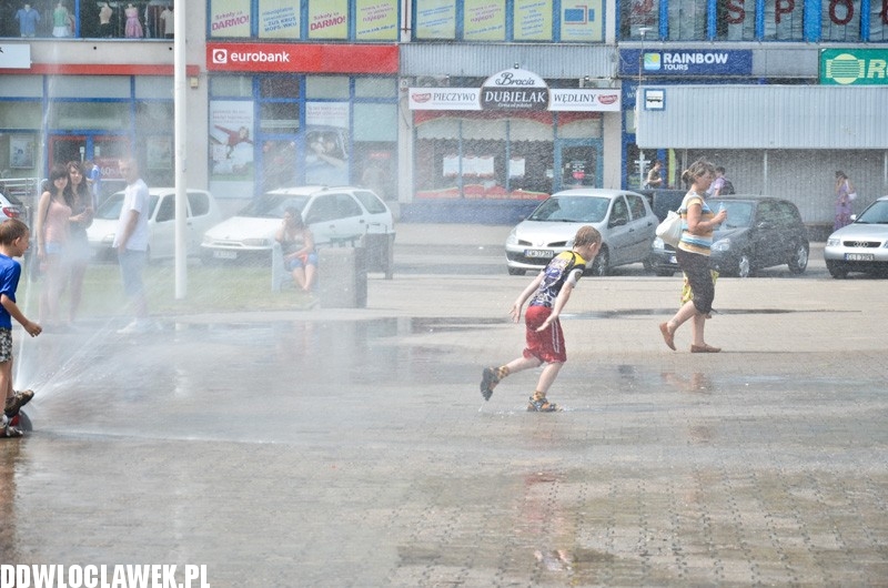 Kurtyny wodne w centrum Włocławka!