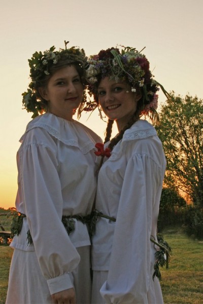 Pokazywały swoje wianki