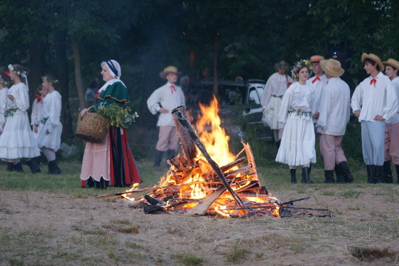 Pokazywały swoje wianki