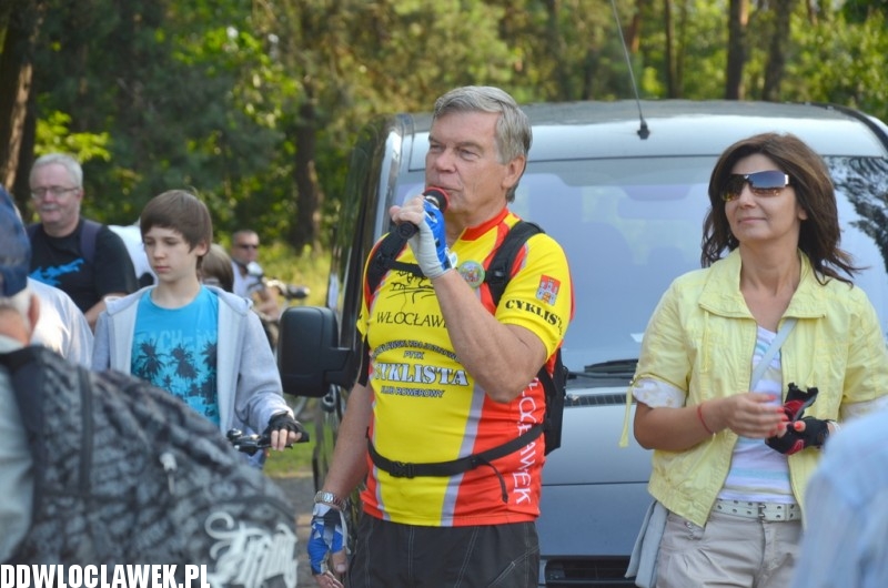 Rajd rowerowy z prezydentem do Osięcin
