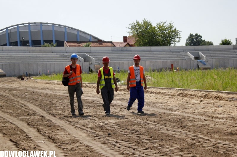 Rośnie włocławska arena lekkoatletyczna