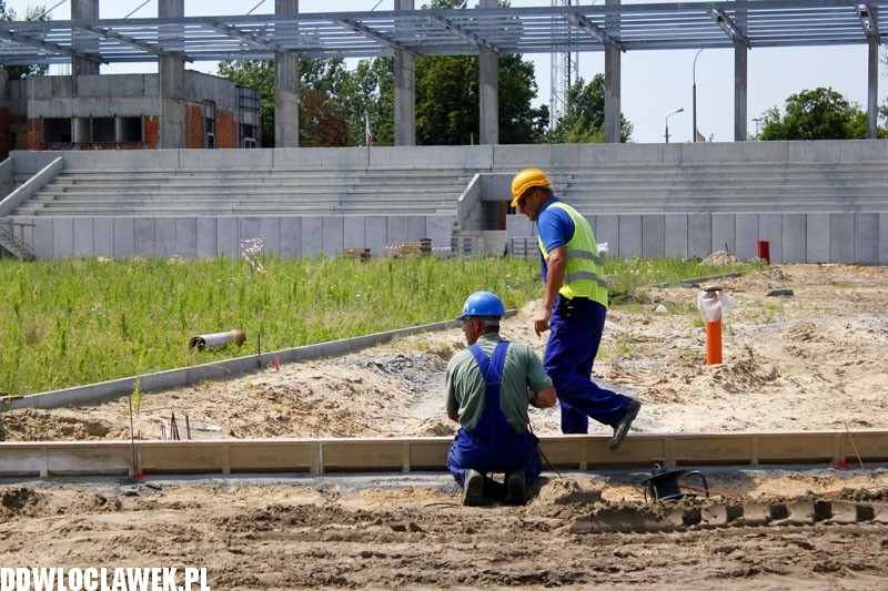 Rośnie włocławska arena lekkoatletyczna