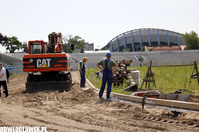 Rośnie włocławska arena lekkoatletyczna